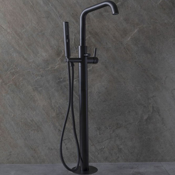 Смеситель для ванны Allen Brau Priority 5.31008-31 Черный матовый Смеситель для ванны Allen Brau Priority 5.31008-31 Черный матовый