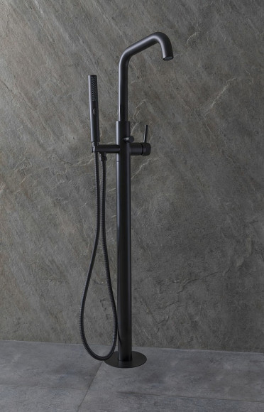 Смеситель для ванны Allen Brau Priority 5.31008-31 Черный матовый Смеситель для ванны Allen Brau Priority 5.31008-31 Черный матовый