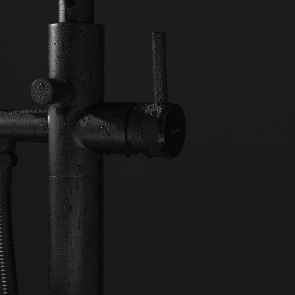 Смеситель для ванны Allen Brau Priority 5.31008-31 Черный матовый Смеситель для ванны Allen Brau Priority 5.31008-31 Черный матовый