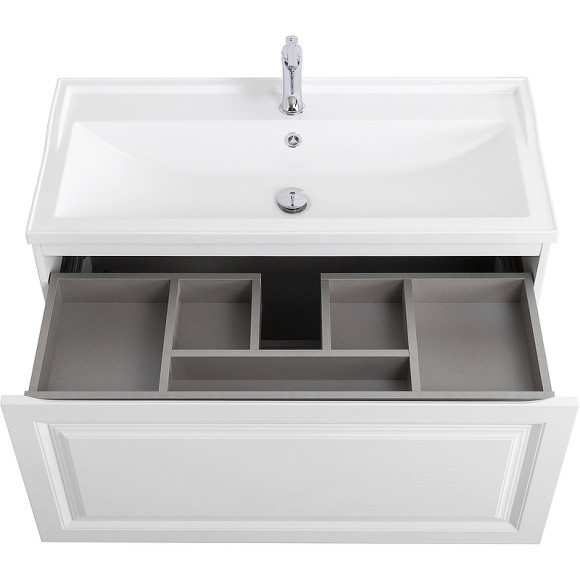 Тумба под раковину Cezares Giubileo 100 GIUBILEO-N-100-1C-SO-FS-P подвесная Ясень брашированный