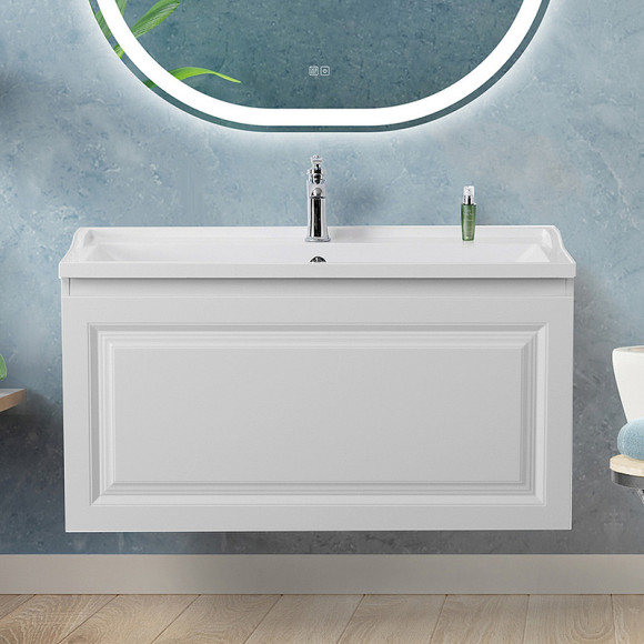 Тумба под раковину Cezares Giubileo 100 GIUBILEO-N-100-1C-SO-FS-P подвесная Ясень брашированный