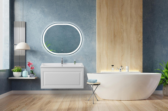 Тумба под раковину Cezares Giubileo 100 GIUBILEO-N-100-1C-SO-FS-P подвесная Ясень брашированный