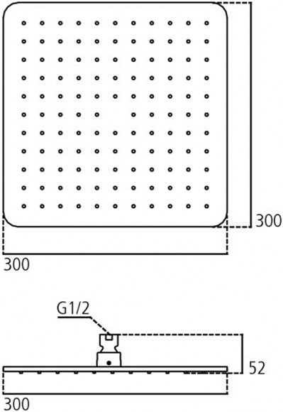 Верхний душ Ideal Standard Ideal Rain Cube B0025AA Хром Верхний душ Ideal Standard Ideal Rain Cube B0025AA Хром