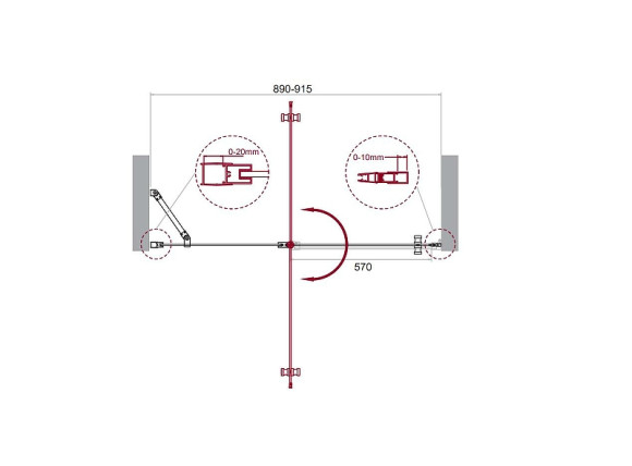 Душевая дверь BelBagno Etna 90 ETNA-B-12-60/30-C-Cr-90 профиль Хром стекло прозрачное Душевая дверь BelBagno Etna 90 ETNA-B-12-60/30-C-Cr-90 профиль Хром стекло прозрачное