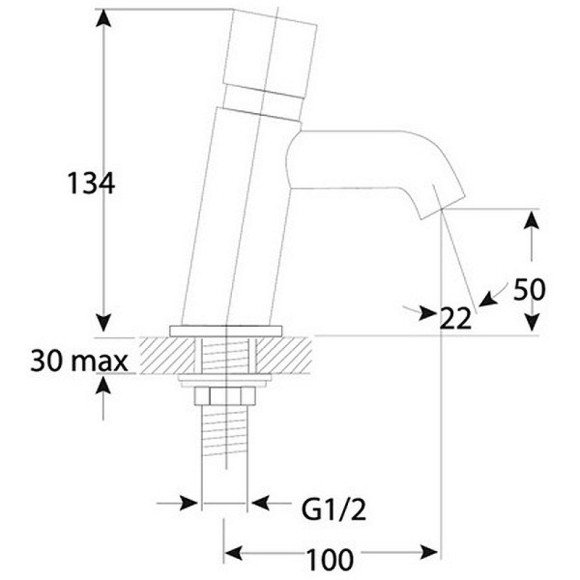 Смеситель для раковины Omnires Y Y1217CR Хром Смеситель для раковины Omnires Y Y1217CR Хром