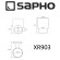 Стакан для зубных щеток Sapho X-round XR903 Хром Стакан для зубных щеток Sapho X-round XR903 Хром