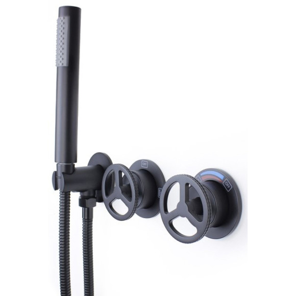 Душевая система Bronze de Luxe Liberty 5011B-S Черная матовая Душевая система Bronze de Luxe Liberty 5011B-S Черная матовая