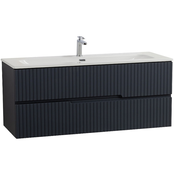 Тумба под раковину Cezares Duet-N 120 DUET-N-1200-2C-SO-GR-P подвесная Grafito