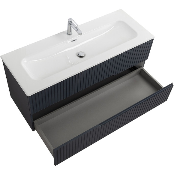 Тумба под раковину Cezares Duet-N 120 DUET-N-1200-2C-SO-GR-P подвесная Grafito