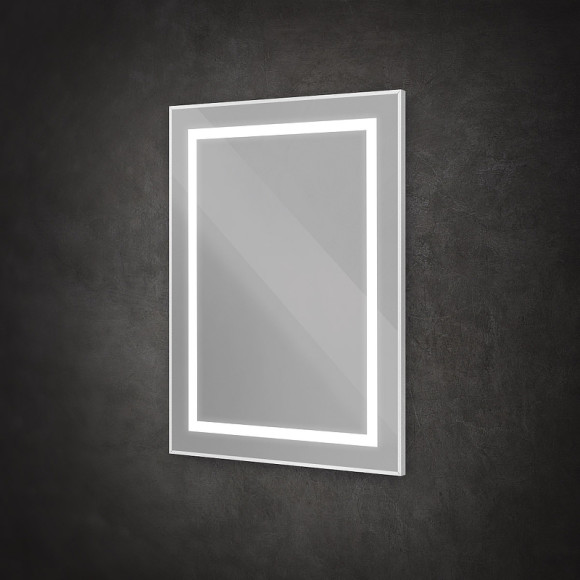 Зеркало BelBagno Kraft 50 SPC-KRAFT-500-800-SENS-AL с подсветкой Сатин с сенсорным выключателем Зеркало BelBagno Kraft 50 SPC-KRAFT-500-800-SENS-AL с подсветкой Сатин с сенсорным выключателем