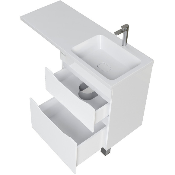 Раковина Grossman Madera Камилла 120 R 1101017 с местом под стиральную машину Белая Раковина Grossman Madera Камилла 120 R 1101017 с местом под стиральную машину Белая