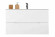 Тумба с раковиной Orange Line 100 Li-100Tuw+Ra подвесная Белая матовая Тумба с раковиной Orange Line 100 Li-100Tuw+Ra подвесная Белая матовая
