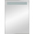 Зеркало Континент Фаворит Люкс 535х740 ЗЛП19 с подсветкой с вилкой