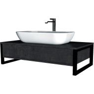 Тумба под раковину 1MarKa Grunge Loft 70П Ц0000015939 подвесная Бетон темно-серый