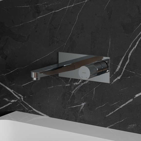 Смеситель для раковины Omnires Contour CT8015CR Хром Смеситель для раковины Omnires Contour CT8015CR Хром