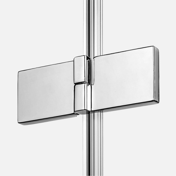 Душевой уголок New Trendy Avexa Chrome 120х110 L EXK-1511 профиль Хром стекло прозрачное