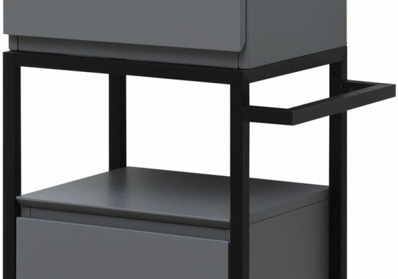 Полотенцедержатель для пенала Allen Brau Priority 1.31008.BB Черный браш Полотенцедержатель для пенала Allen Brau Priority 1.31008.BB Черный браш