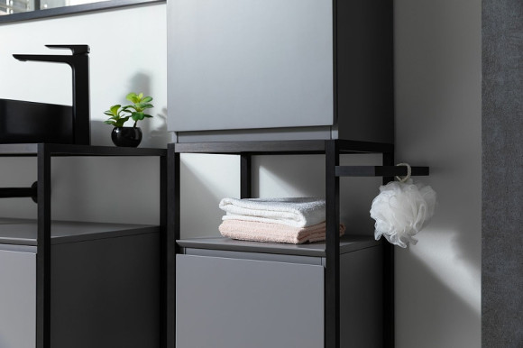 Полотенцедержатель для пенала Allen Brau Priority 1.31008.BB Черный браш Полотенцедержатель для пенала Allen Brau Priority 1.31008.BB Черный браш