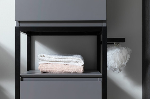 Полотенцедержатель для пенала Allen Brau Priority 1.31008.BB Черный браш Полотенцедержатель для пенала Allen Brau Priority 1.31008.BB Черный браш