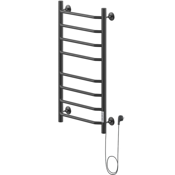 Электрический полотенцесушитель Ника Way-3 80/40 Черный матовый Электрический полотенцесушитель Ника Way-3 80/40 Черный матовый