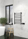 Электрический полотенцесушитель Ника Way-3 80/40 Черный матовый Электрический полотенцесушитель Ника Way-3 80/40 Черный матовый