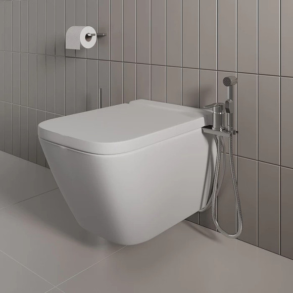 Гигиенический душ со смесителем Milardo Tidy 001SB00M08 Хром