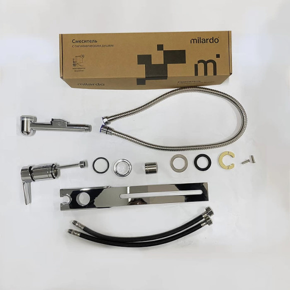 Гигиенический душ со смесителем Milardo Tidy 001SB00M08 Хром