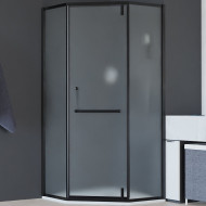 Душевой уголок RGW Hotel HO-084B 90х90 350608499-24 профиль Черный стекло матовое-сатинат