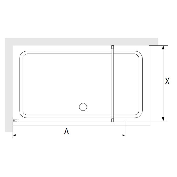 Душевая перегородка RGW Walk In WA-012B 120 35101212-84 профиль Черный стекло прозрачное Душевая перегородка RGW Walk In WA-012B 120 35101212-84 профиль Черный стекло прозрачное