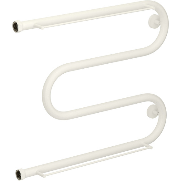 Водяной полотенцесушитель Сунержа М-образный 500х650 30-0008-5065 с двумя полками Белый матовый Водяной полотенцесушитель Сунержа М-образный 500х650 30-0008-5065 с двумя полками Белый матовый