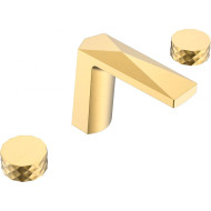 Смеситель для раковины Boheme Venturo 150-G-DIAMOND Золото глянцевое
