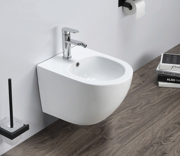 Биде Azario Grado AZ-0046-BW SP подвесное Белое Биде Azario Grado AZ-0046-BW SP подвесное Белое