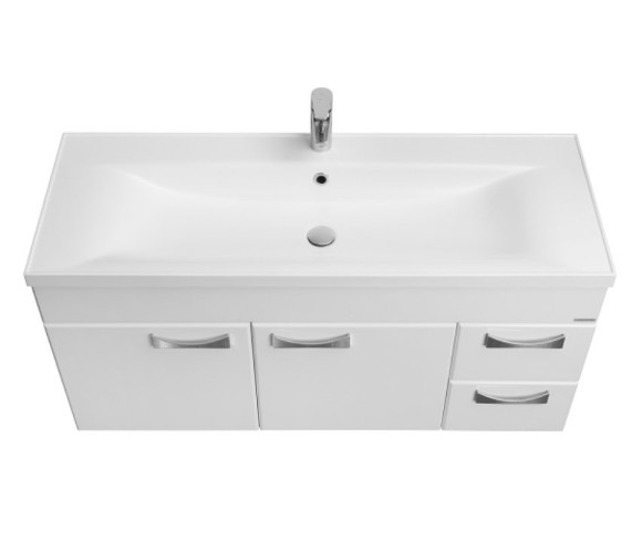 Тумба под раковину Aquaton Диор 120 1A110601DR010 подвесная Белая Тумба под раковину Aquaton Диор 120 1A110601DR010 подвесная Белая