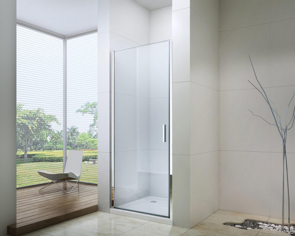 Душевая дверь Berges Legos LS-1 90 062021 профиль Хром стекло прозрачное