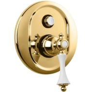Смеситель для душа Cezares Margot MARGOT-VDIM-03/24-Bi Золото 24 карат