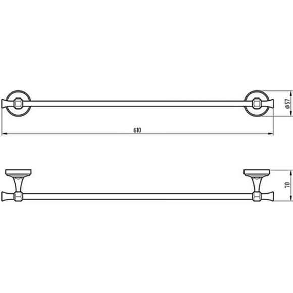 Полотенцедержатель Migliore Fortuna 27657 Золото Полотенцедержатель Migliore Fortuna 27657 Золото