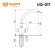 Смеситель для кухни Ulgran Quartz UQ-017-06 Трюфель Смеситель для кухни Ulgran Quartz UQ-017-06 Трюфель