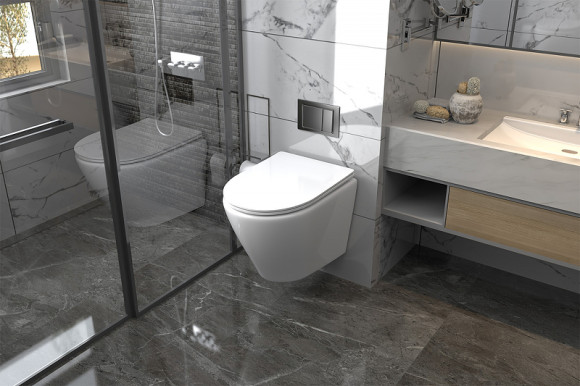 Унитаз Abber Bequem AC1102 подвесной с сиденьем Микролифт