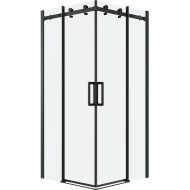 Душевой уголок Grossman Classic 100х100 300.K33.04.1010.21.00 профиль Черный матовый стекло прозрачное Душевой уголок Grossman Classic 100х100 300.K33.04.1010.21.00 профиль Черный матовый стекло прозрачное
