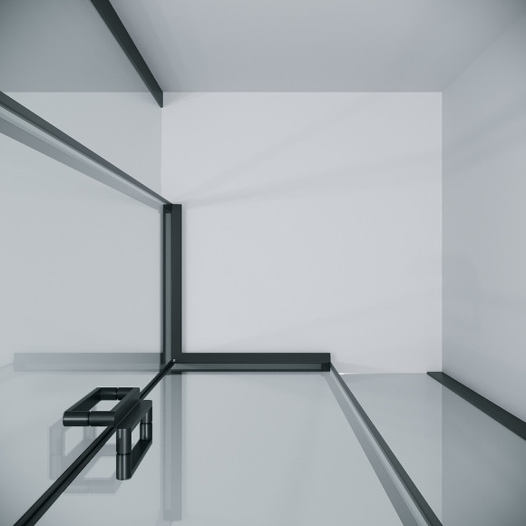 Душевой уголок Grossman Classic 100х100 300.K33.04.1010.21.00 профиль Черный матовый стекло прозрачное Душевой уголок Grossman Classic 100х100 300.K33.04.1010.21.00 профиль Черный матовый стекло прозрачное