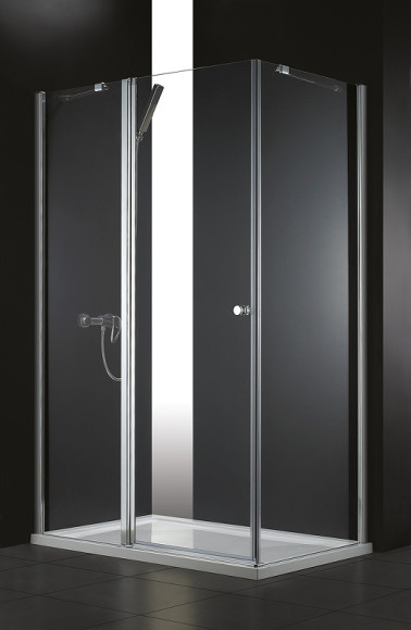Душевой уголок Cezares Elena 100x80 ELENA-W-AH-1-100/80-C-Cr профиль Хром стекло прозрачное