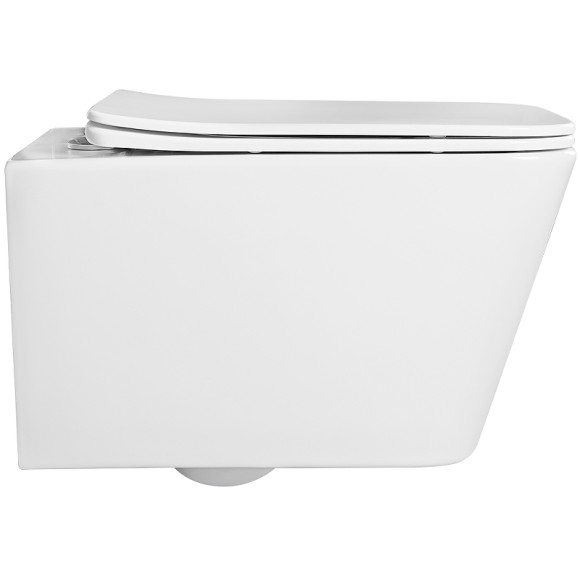 Комплект унитаза с инсталляцией Aquatek Set Aquatek Либра N KDI21 с сиденьем Микролифт и Белой глянцевой клавишей смыва