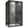 Душевой уголок Abber Sonnenstrand 120x90 AG07120B-S90B профиль Черный стекло прозрачное