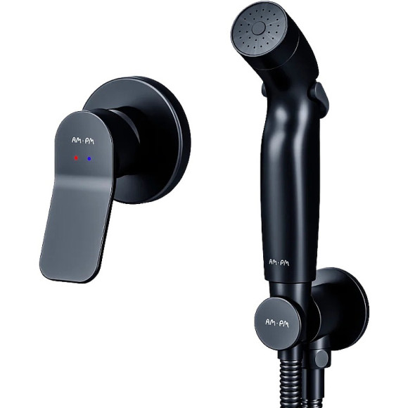 Гигиенический душ со смесителем AM.PM X-Joy F40H85A22 Черный Гигиенический душ со смесителем AM.PM X-Joy F40H85A22 Черный