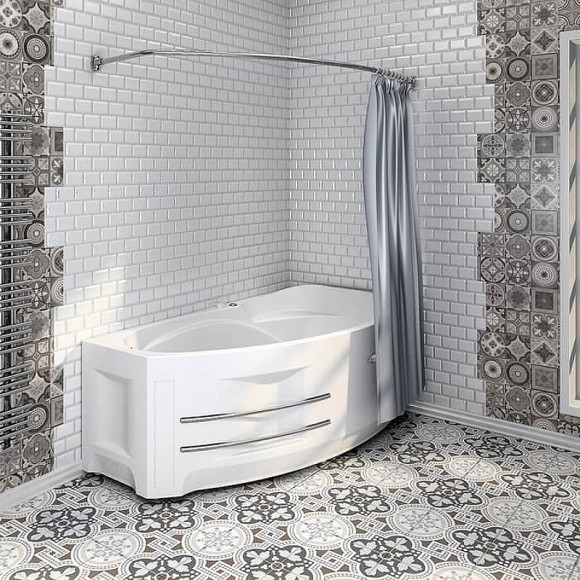 Карниз для ванны Radomir Vannesa София 169x90 1-12-2-0-0-223 Хром Карниз для ванны Radomir Vannesa София 169x90 1-12-2-0-0-223 Хром