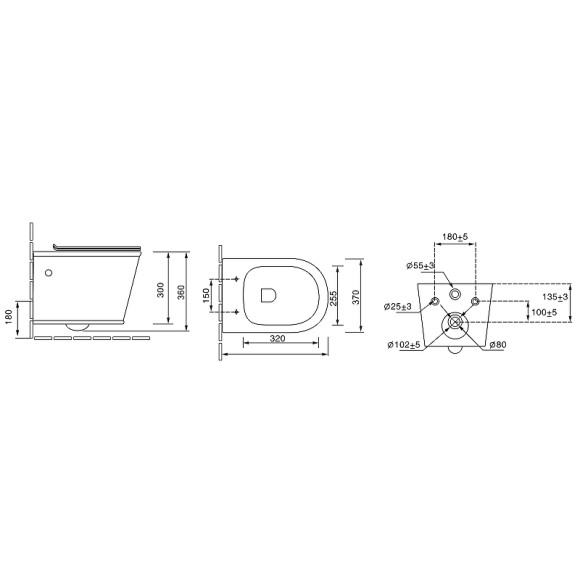 Унитаз Grossman Retro GR-4482S подвесной Белый глянцевый с сиденьем Микролифт Унитаз Grossman Retro GR-4482S подвесной Белый глянцевый с сиденьем Микролифт