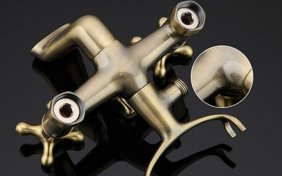 Смеситель для ванны Gappo G63-4 G3263-4 Бронза