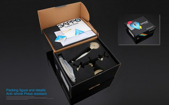 Смеситель для ванны Gappo G63-4 G3263-4 Бронза