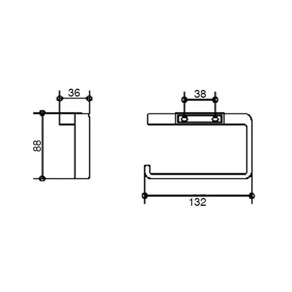 Держатель туалетной бумаги Keuco Industrie 14 41462 010000 Хром Держатель туалетной бумаги Keuco Industrie 14 41462 010000 Хром