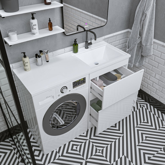 Тумба под раковину Grossman Марсал 120 121203 Белая Тумба под раковину Grossman Марсал 120 121203 Белая